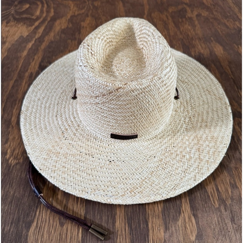 NWT Will & Bear Cubs Little Rider Bone Palm Straw Hat Kids One Size UPF 50+
